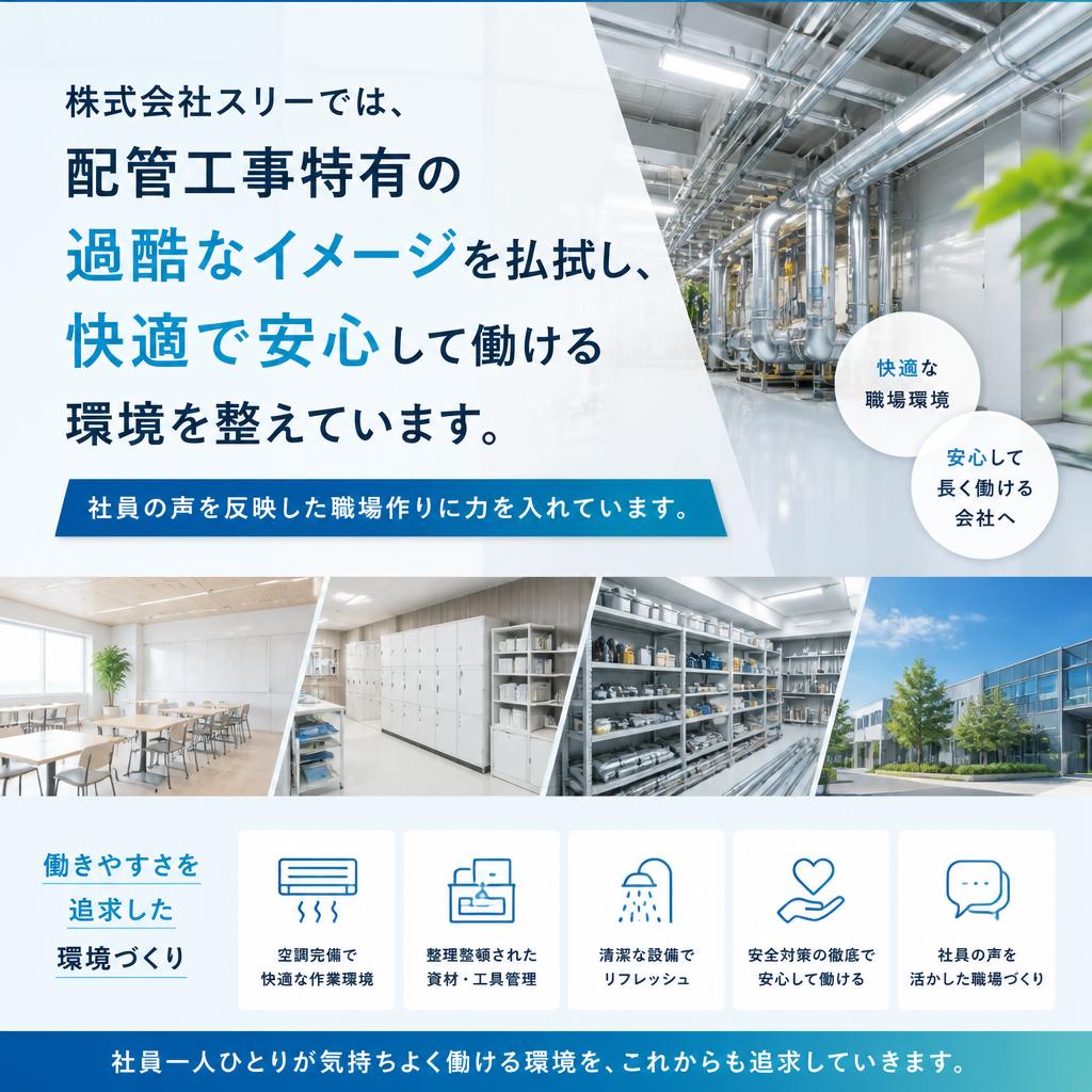 働きやすい環境のリーダー