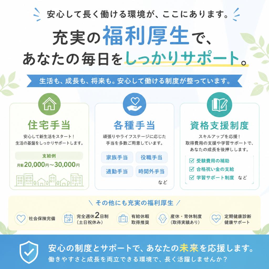 4. 福利厚生制度の充実