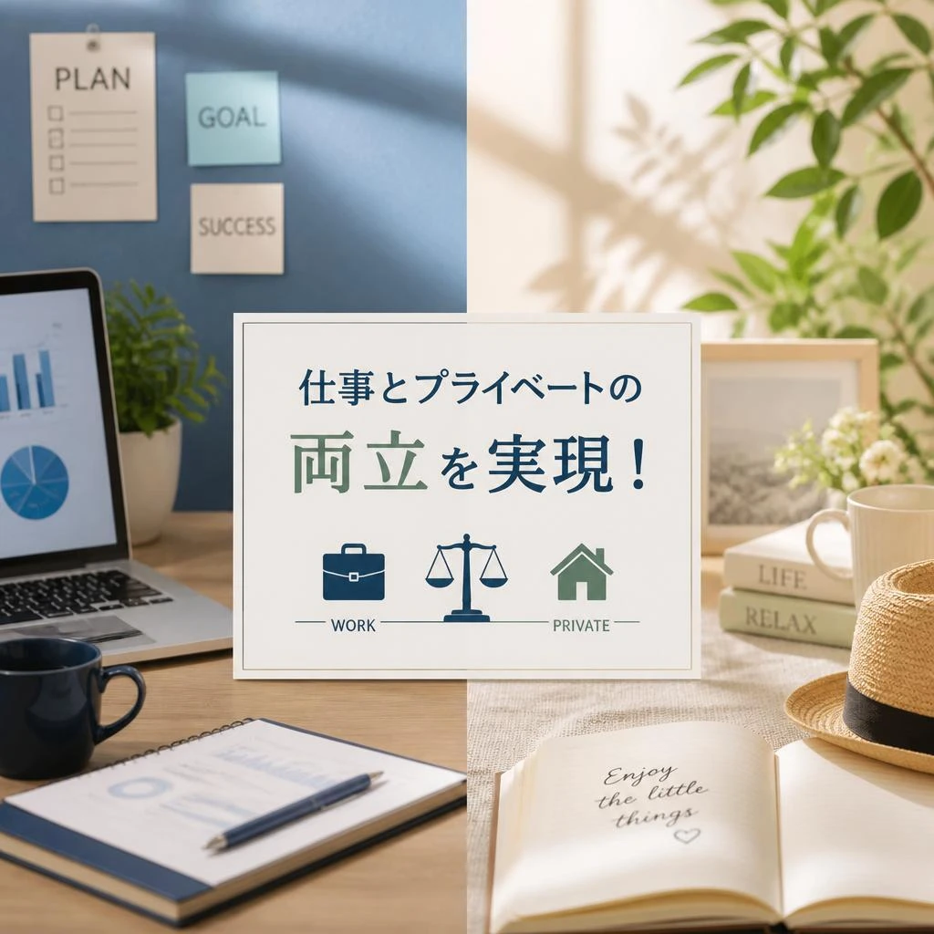 仕事とプライベートの両立を実現！