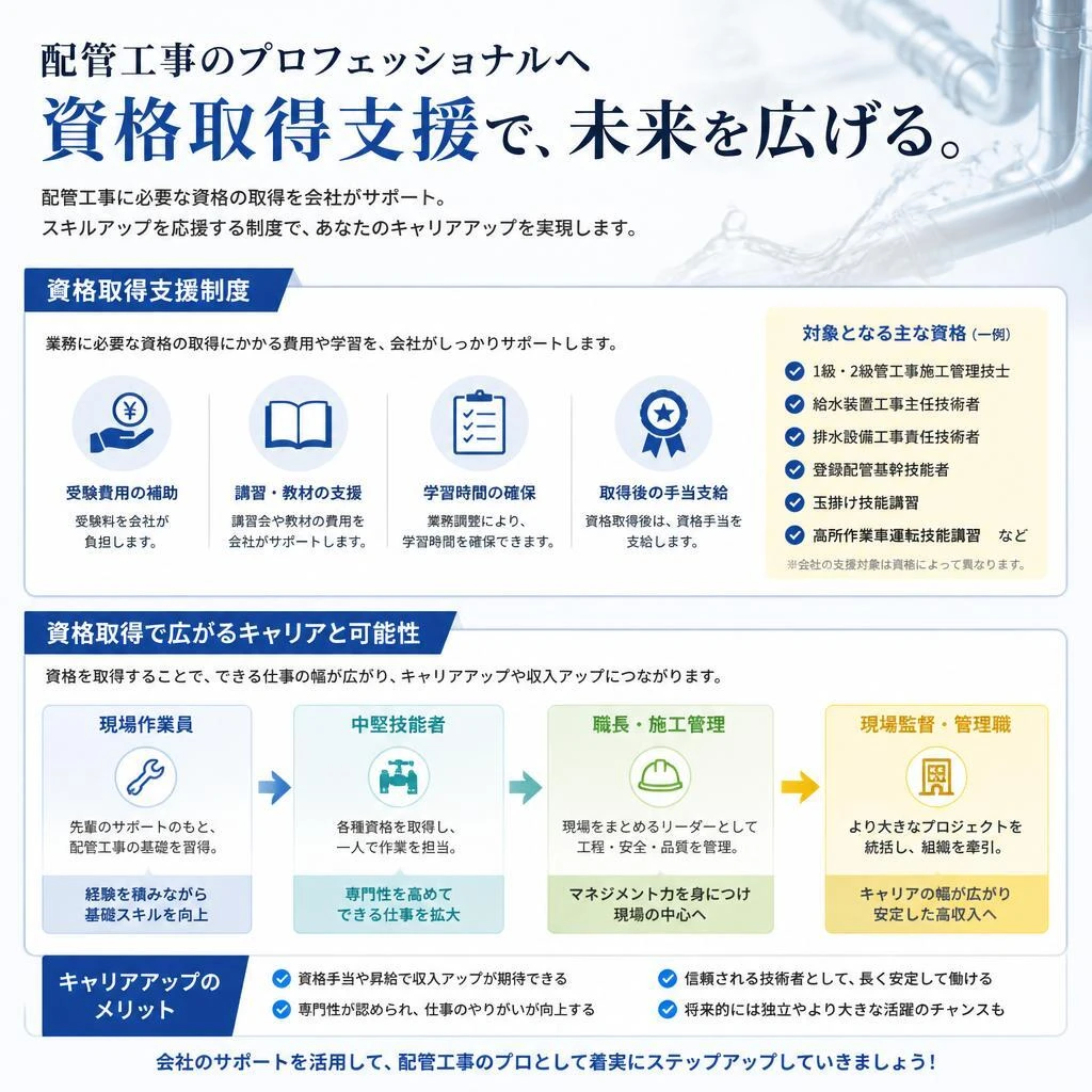 資格取得支援の充実