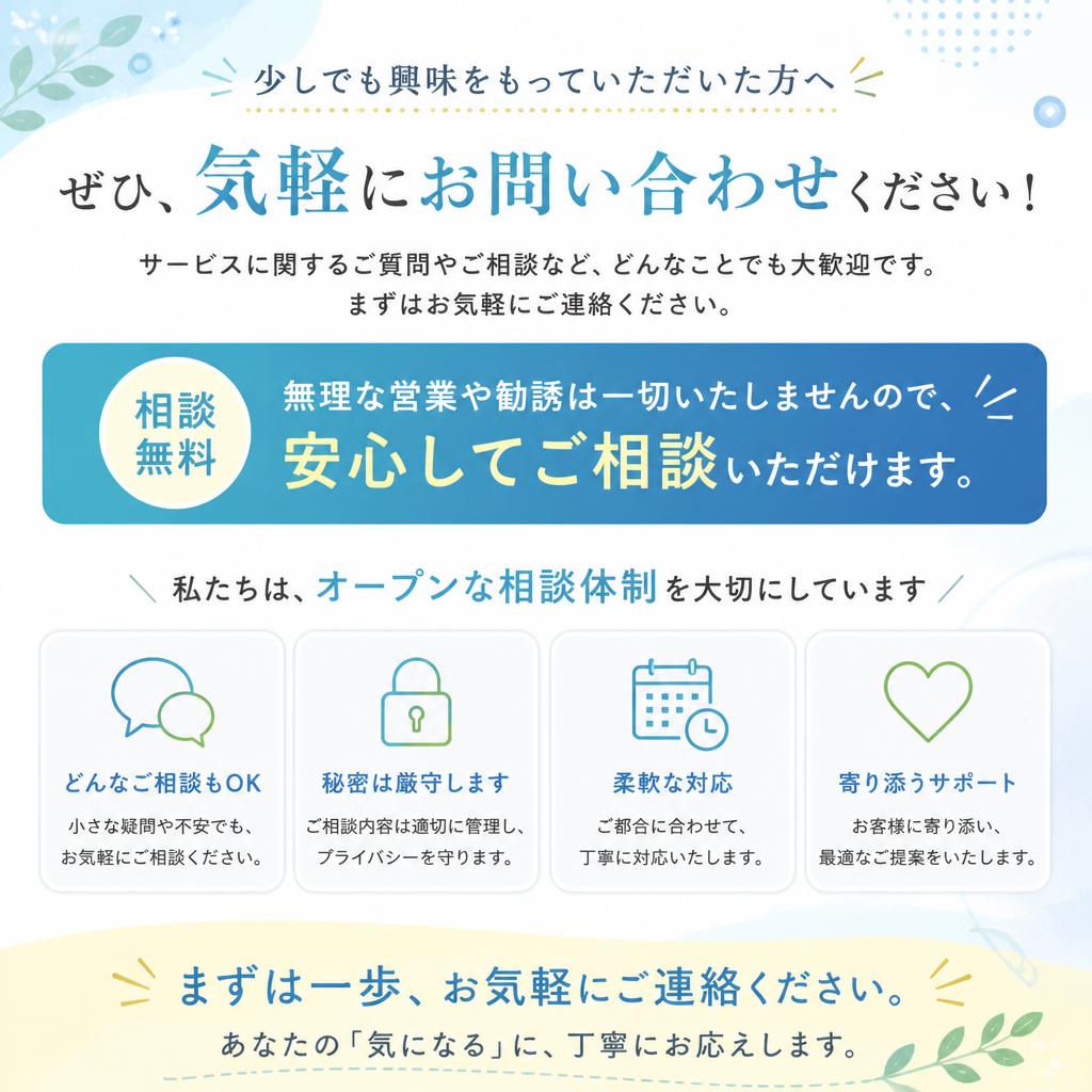 今すぐ問い合わせ！