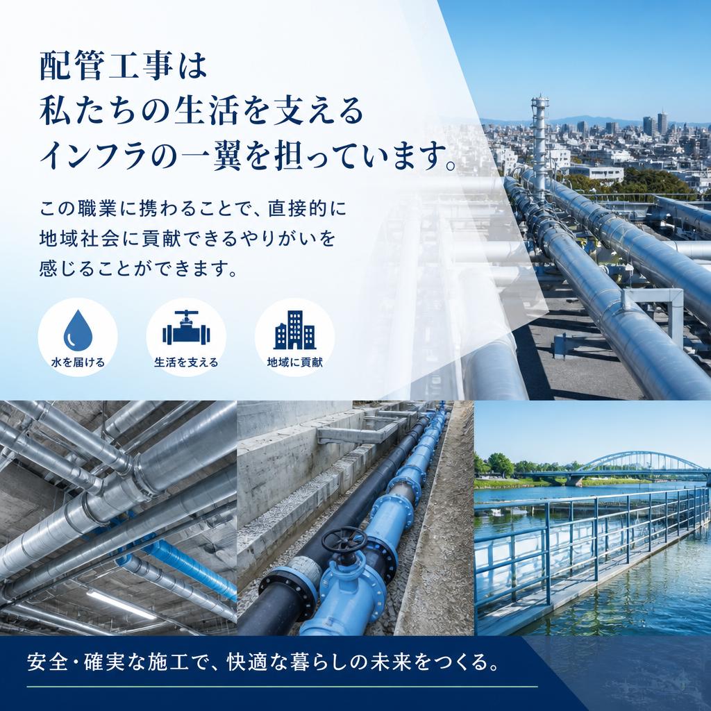 配管工事の魅力とは？