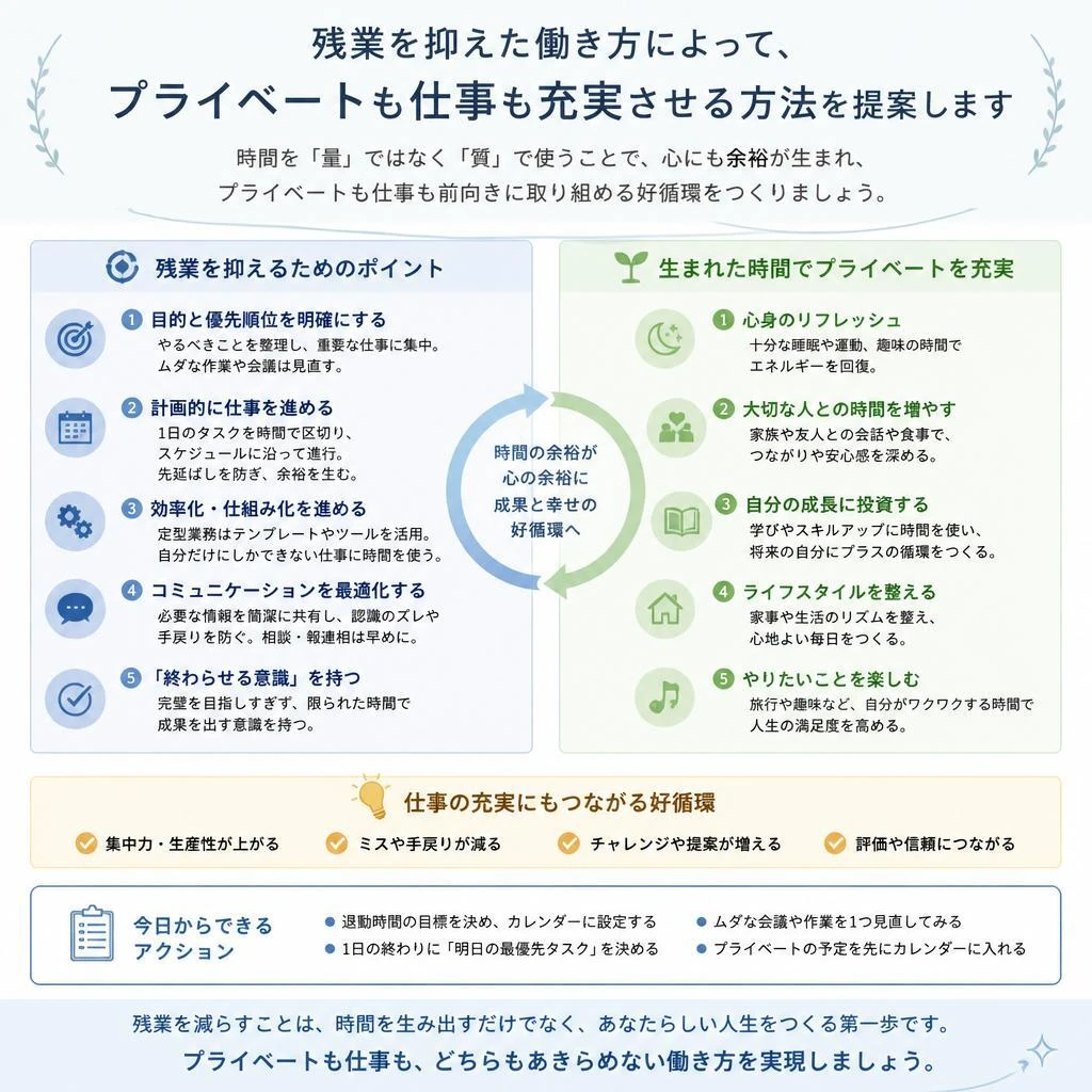 充実したプライベートとの両立