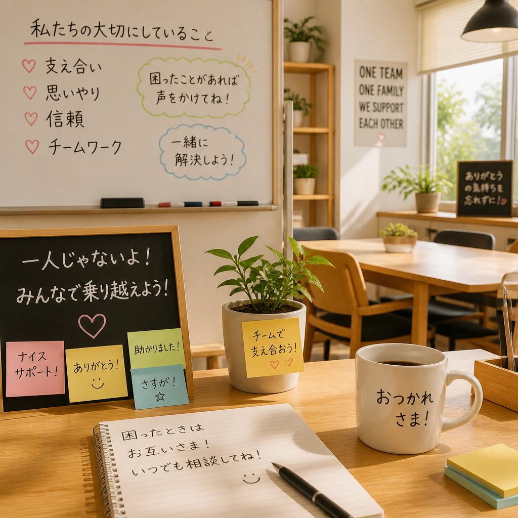 チーム全体でのサポート体制