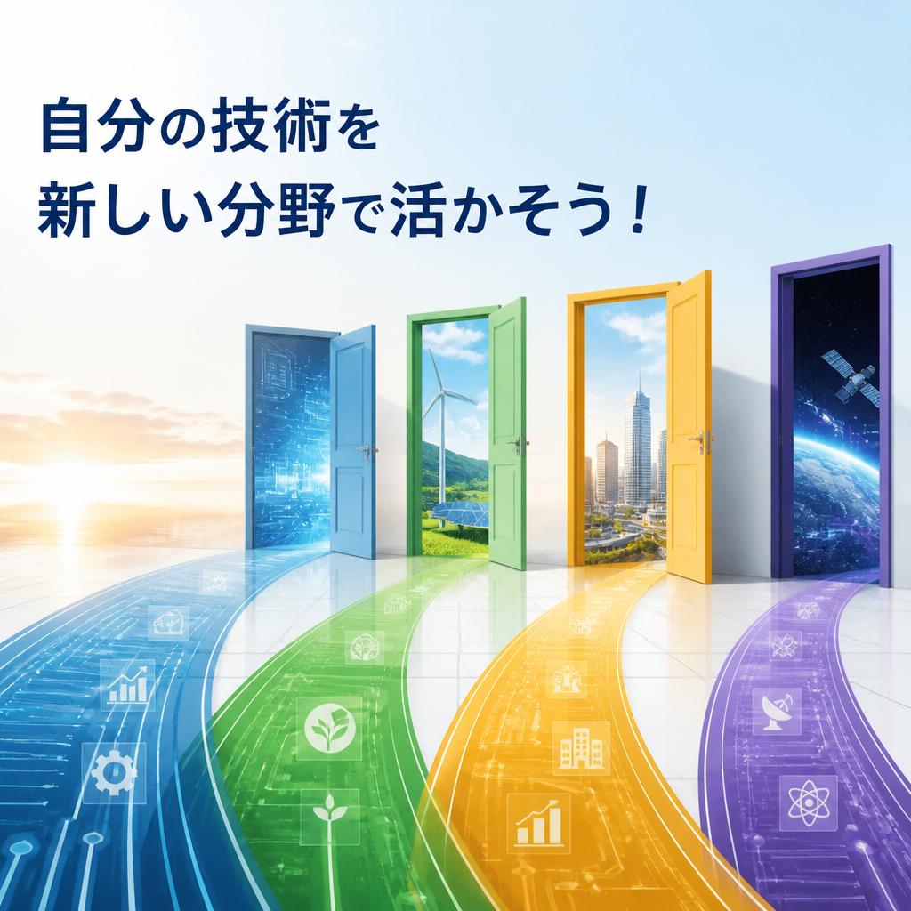 自分の技術を新しい分野で活かそう！
