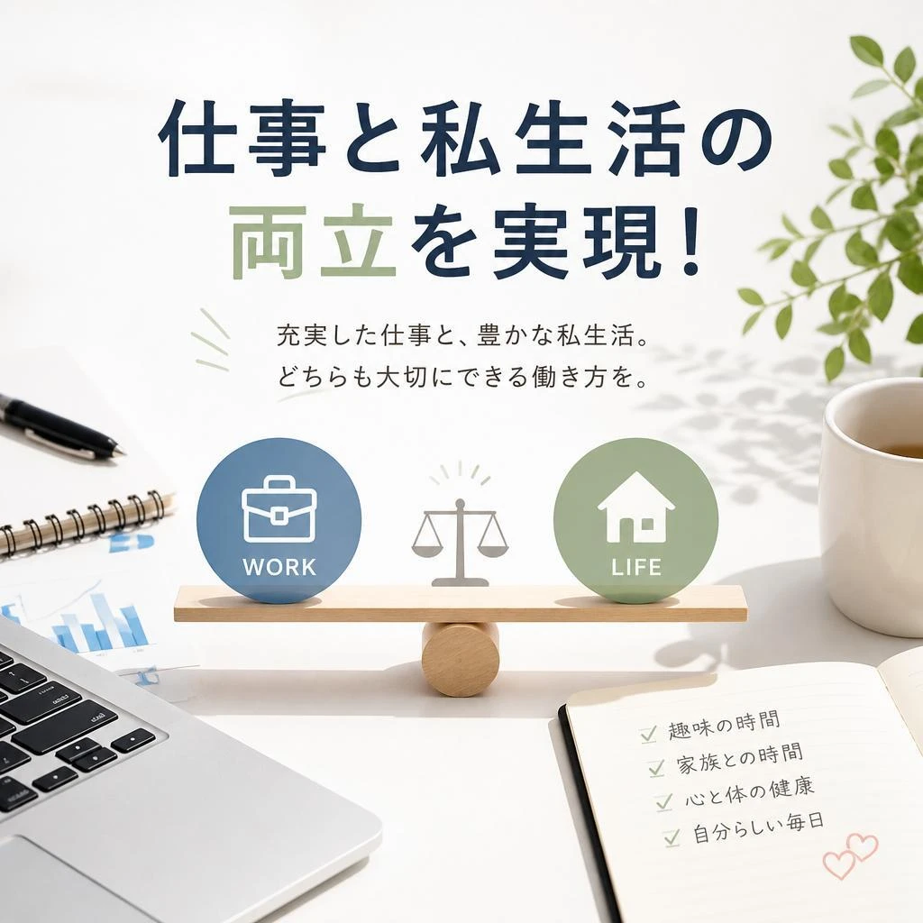 仕事と私生活の両立を実現！