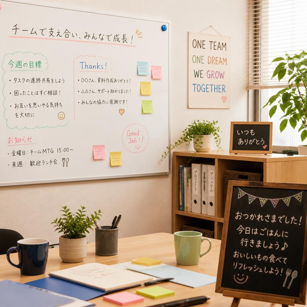 アットホームな職場環境