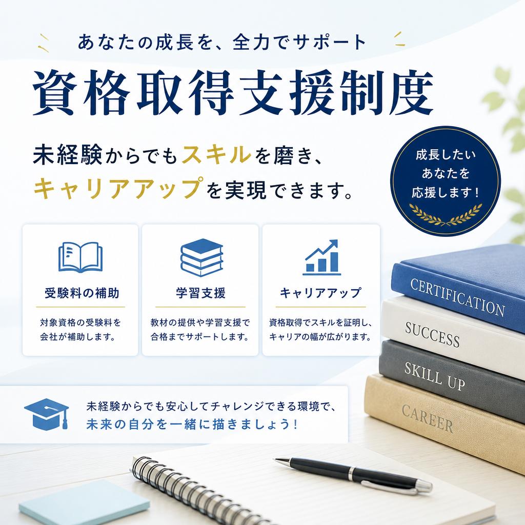キャリアアップをサポート