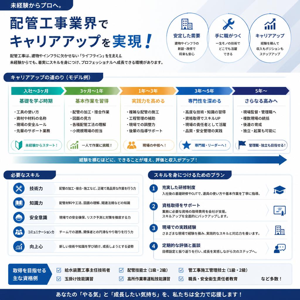 キャリアアップのプロセス