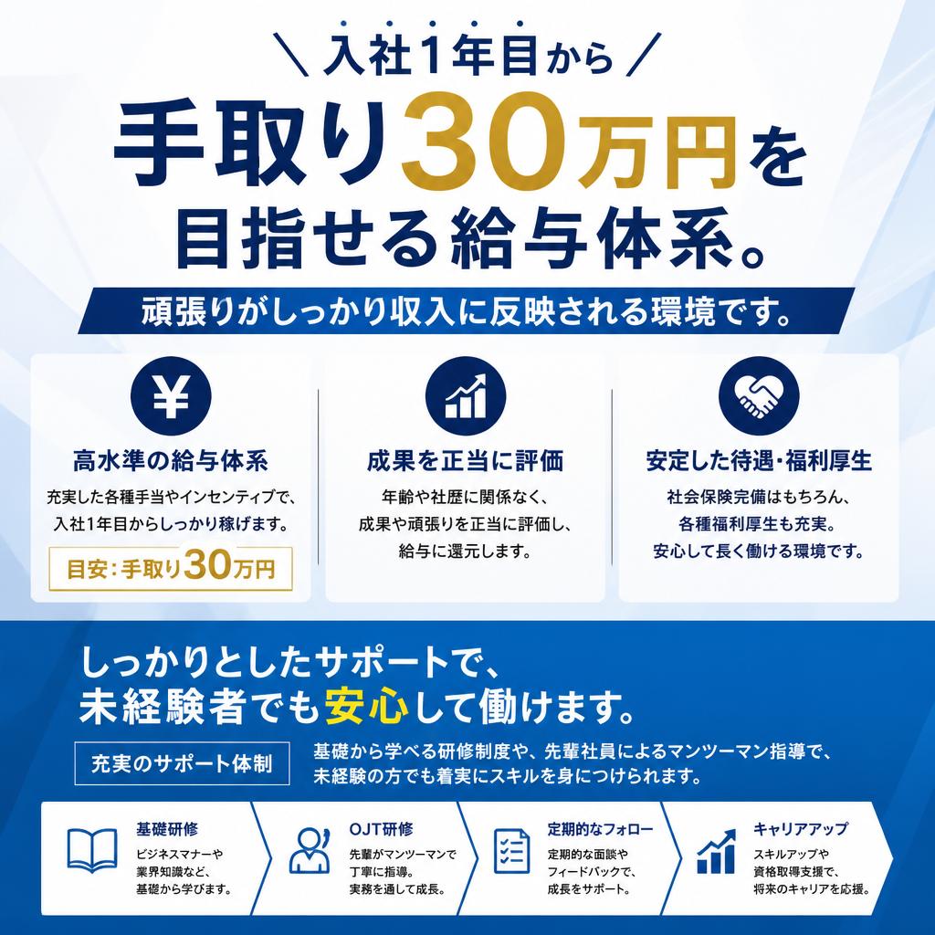未経験から高収入を目指す