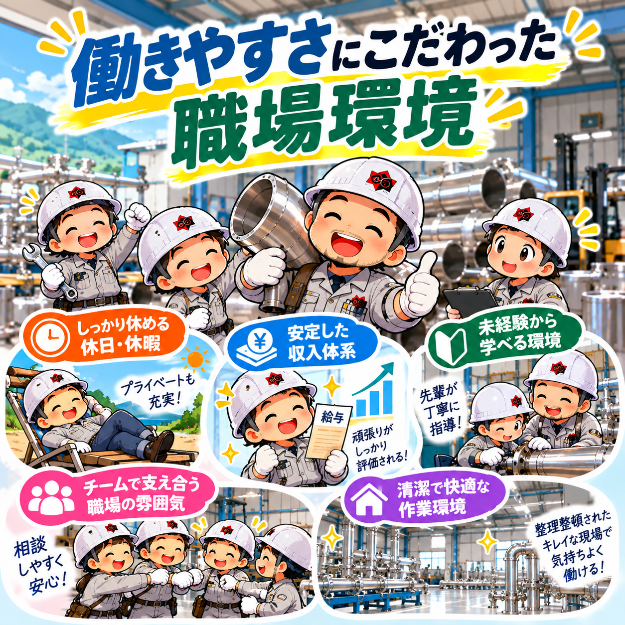 働きやすさにこだわった職場環境