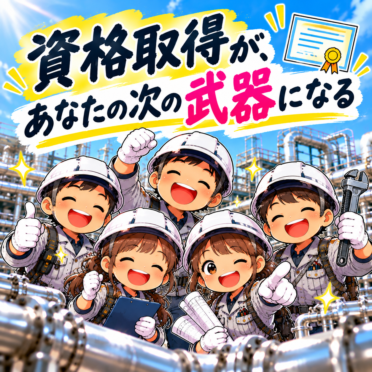 資格取得が、あなたの次の武器になる