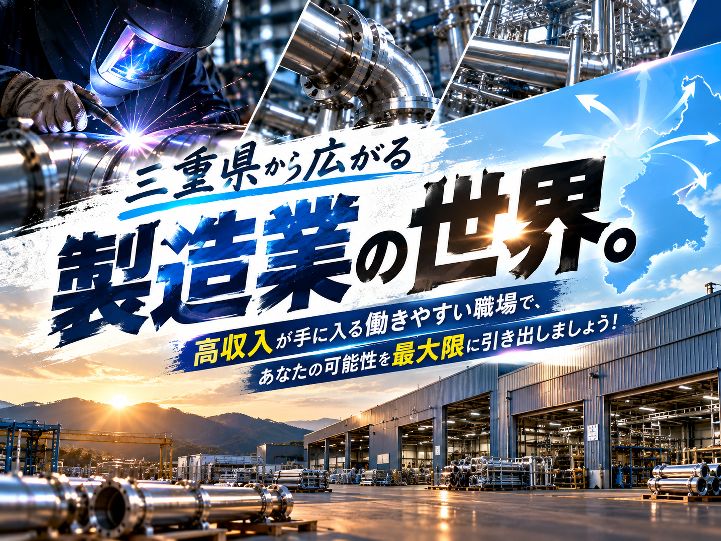 技術を身につけ、収入も未来も伸ばす。三重から始める配管工事のキャリア