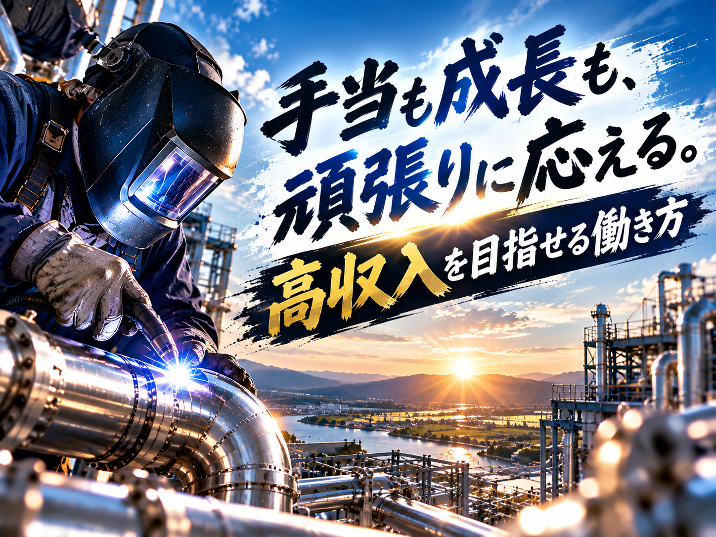 配管溶接の経験を、全国で通用する武器に。三重から始める、収入もキャリアも伸ばす一歩。