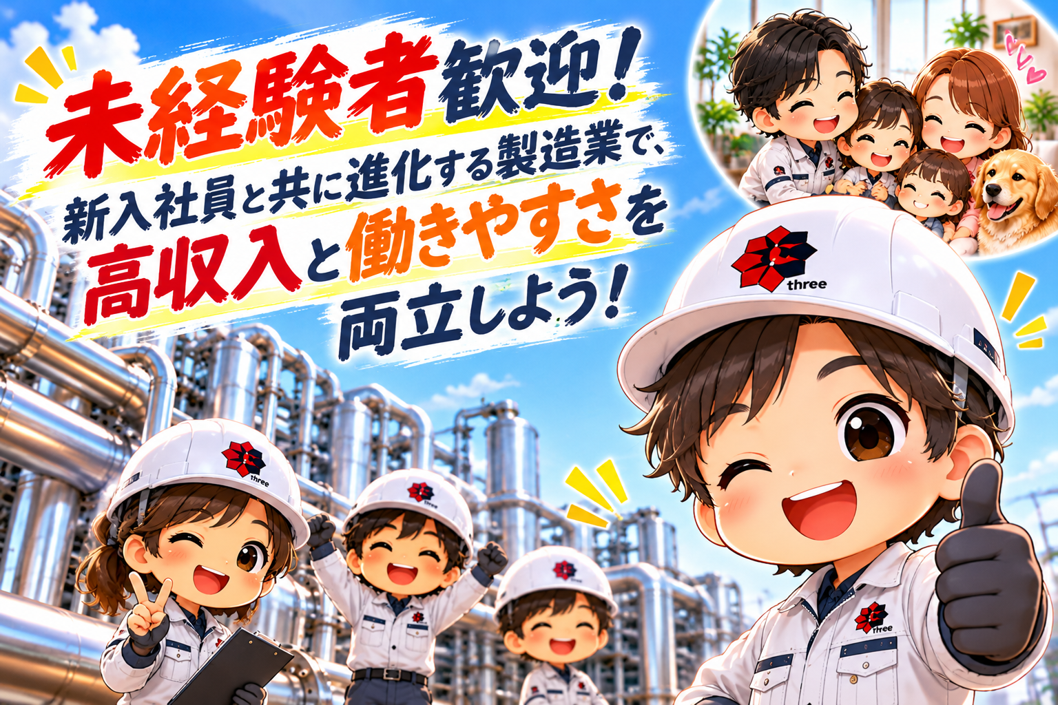 未経験から、手に職と高収入へ。新入社員の挑戦に寄り添う配管工事の仕事