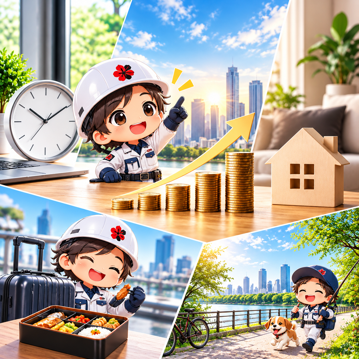 高収入を目指しながら、無理なく働く